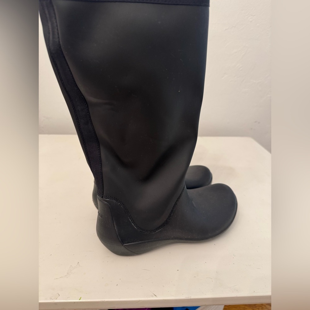 Crocs Black Knee-High Boots